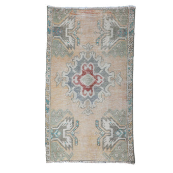 ZM119 Handwoven Vintage Rug 1’9x3
