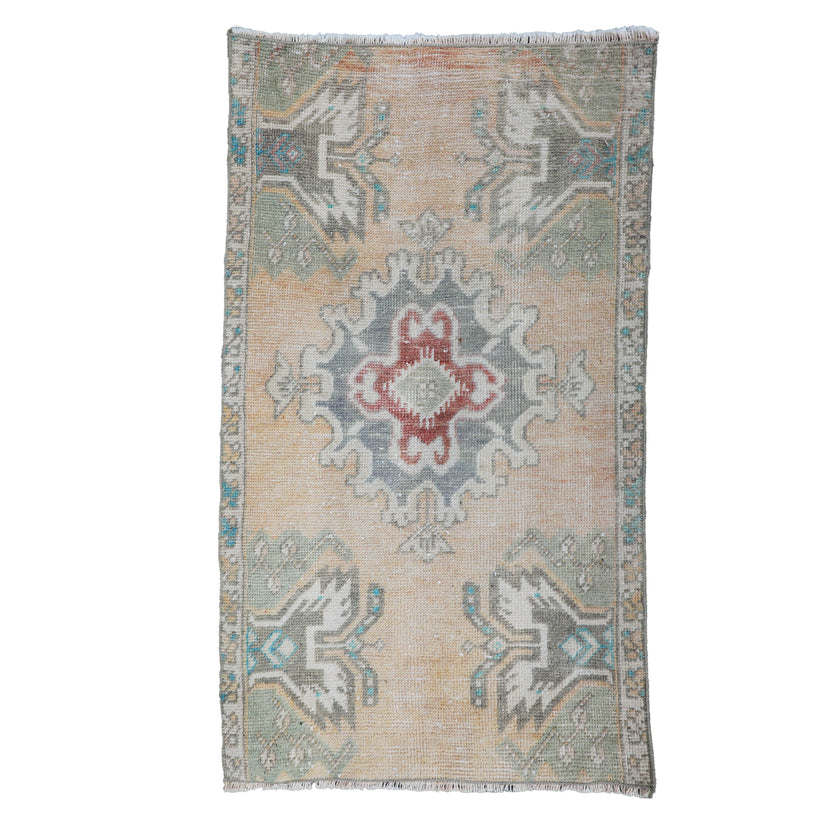 ZM119 Handwoven Vintage Rug 1’9x3