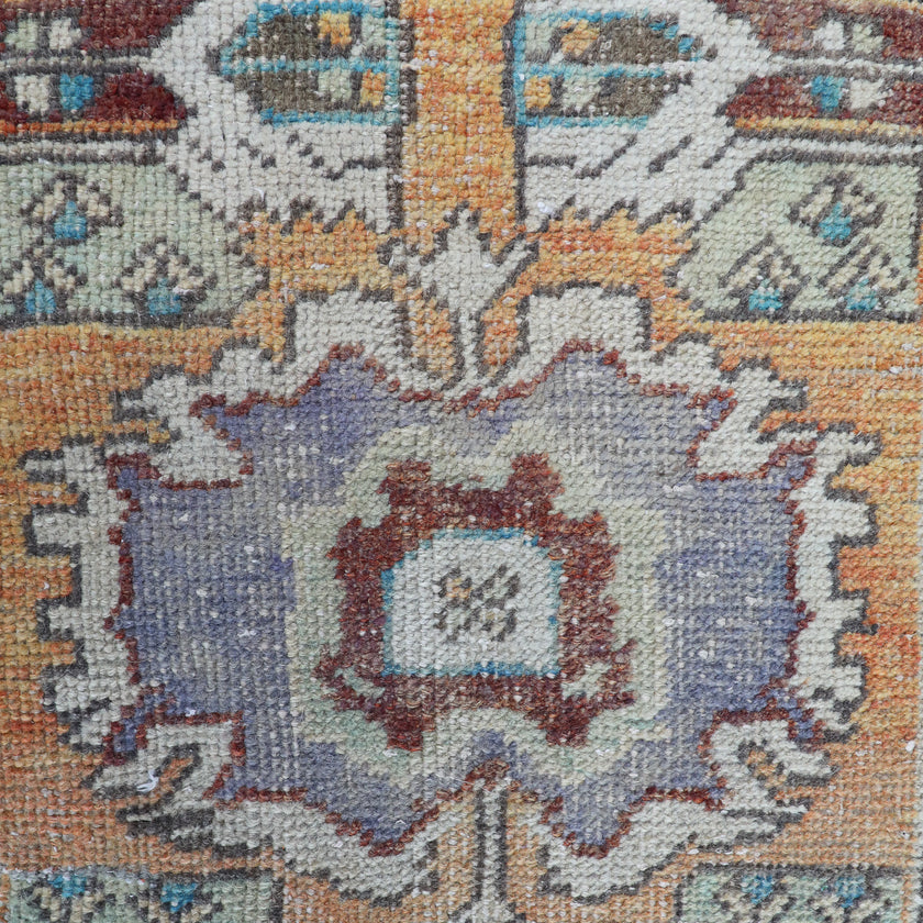 ZM121 Handwoven Vintage Rug 1’6x2'6