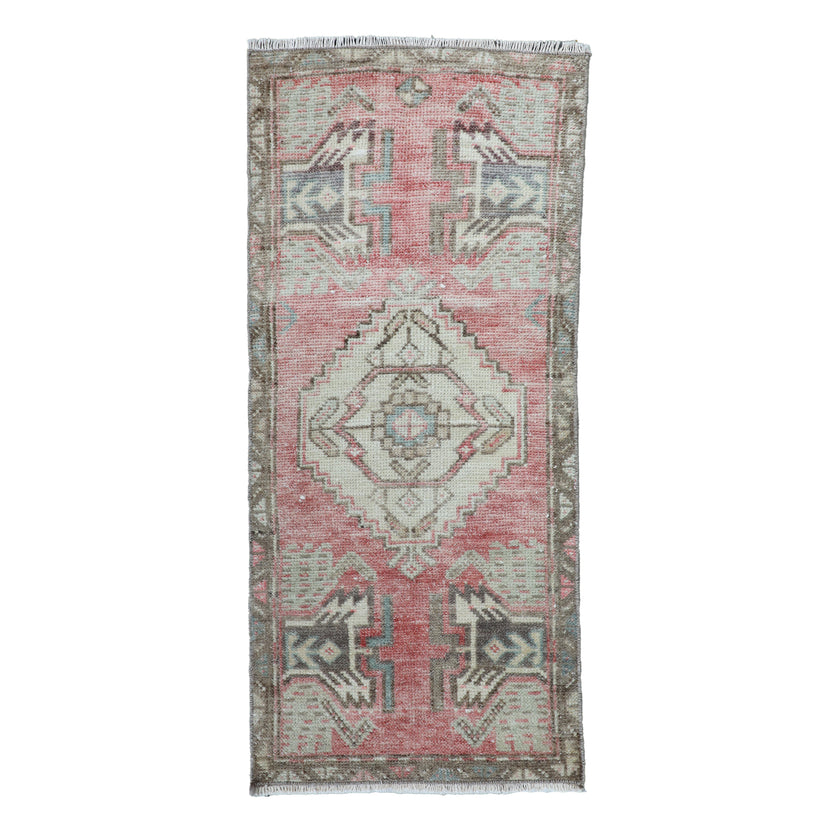 ZM122 Handwoven Vintage Rug 1’5x3’2