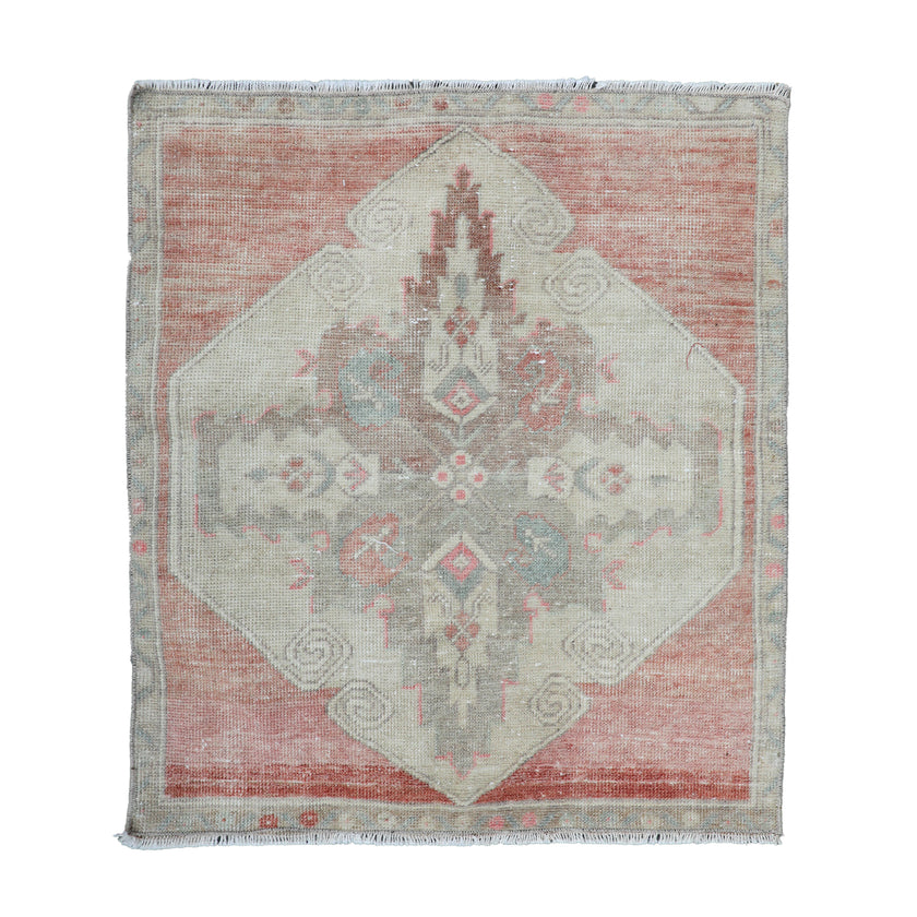 ZM126 Handwoven Vintage Rug 2’3x2'6
