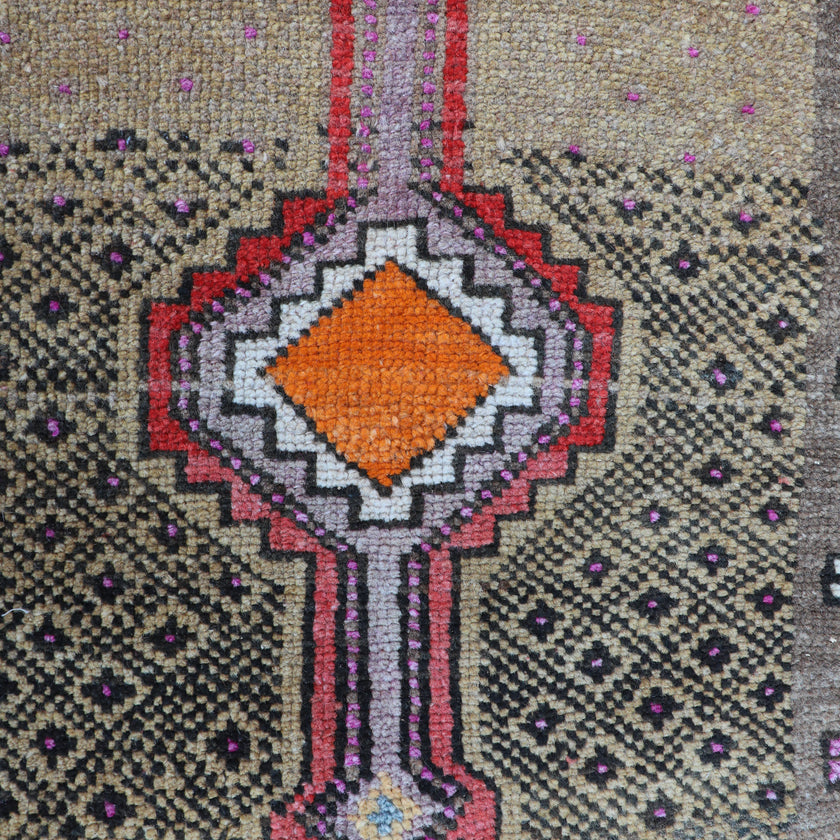 ZM133 Handwoven Vintage Rug 1’9x2’11