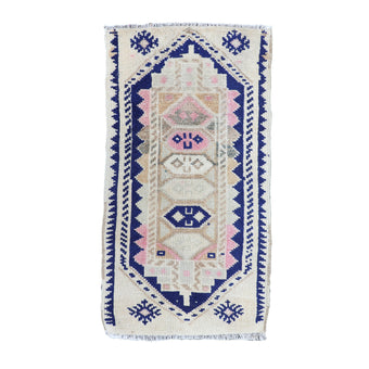 ZM135 Handwoven Vintage Rug 1’5x2'7