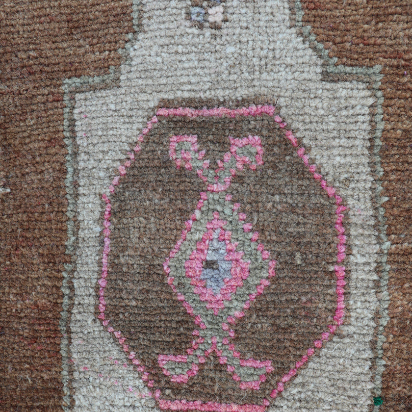ZM139 Handwoven Vintage Rug 1’3x2'9