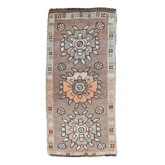 ZM142 Handwoven Vintage Rug 1’4x2'9