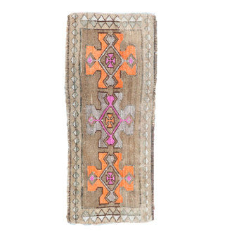 ZM146 Handwoven Vintage Rug 1’4X3’7