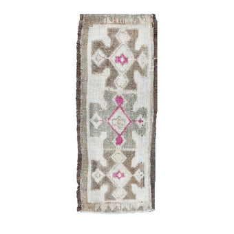 ZM147 Handwoven Vintage Rug 1’2x3’3