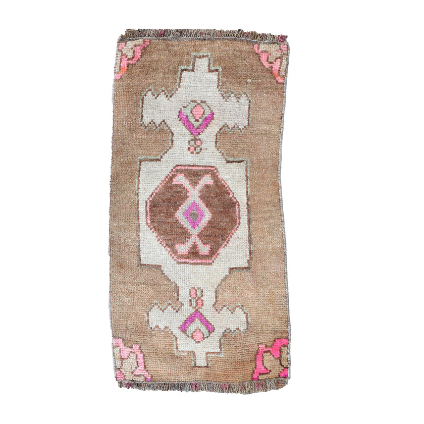 ZM149 Handwoven Vintage Rug 1’5x2'9