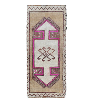 ZM155 Handwoven Vintage Rug 1’6x3'6