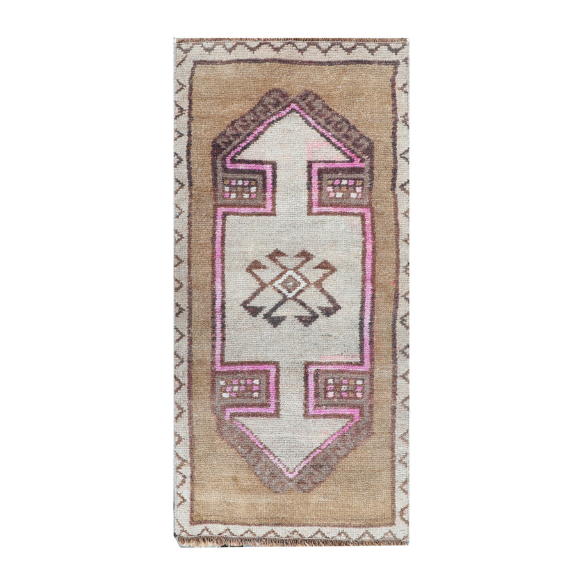 ZM159 Handwoven Vintage Rug 1’6x3’1