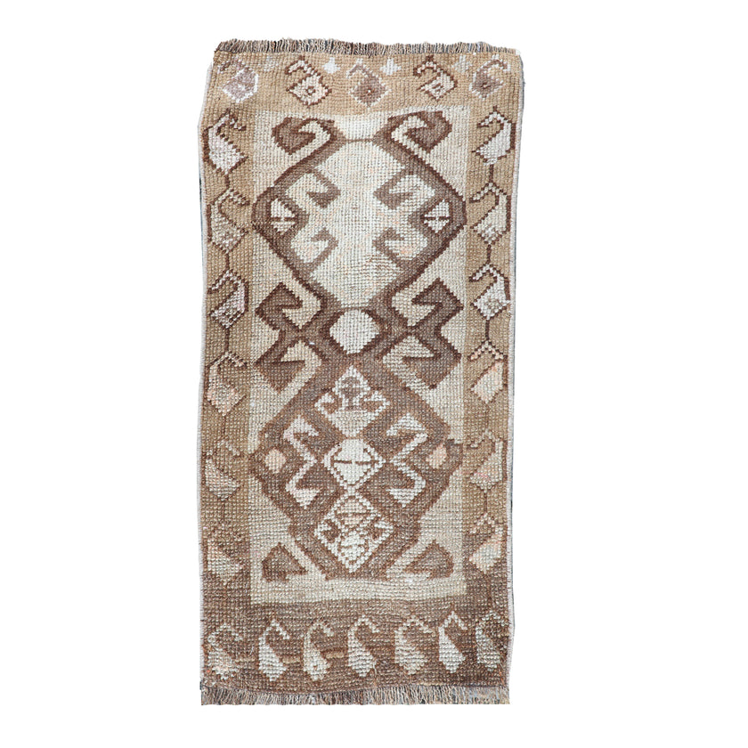 ZM164 Handwoven Vintage Rug 1’3x2'9