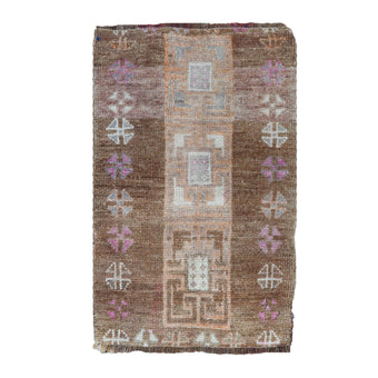 ZM183 Handwoven Vintage Rug 1’7x2'6