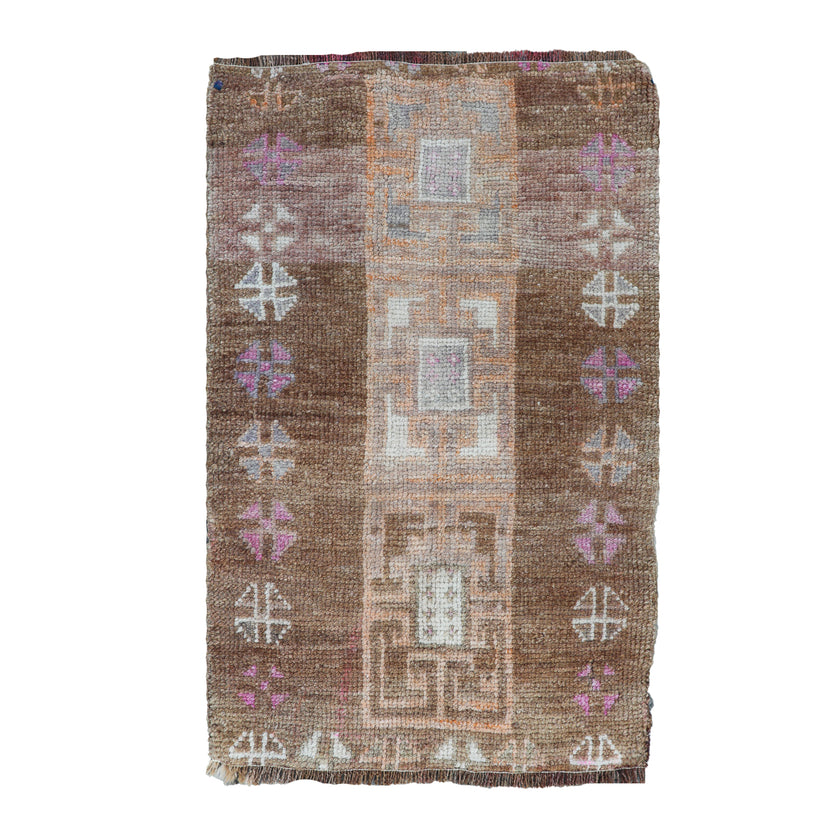 ZM183 Handwoven Vintage Rug 1’7x2'6
