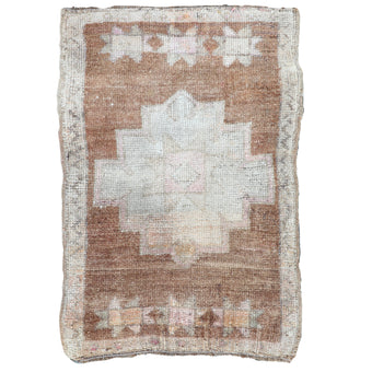 ON HOLD ZM188 Handwoven Vintage Rug 1’11x2’10