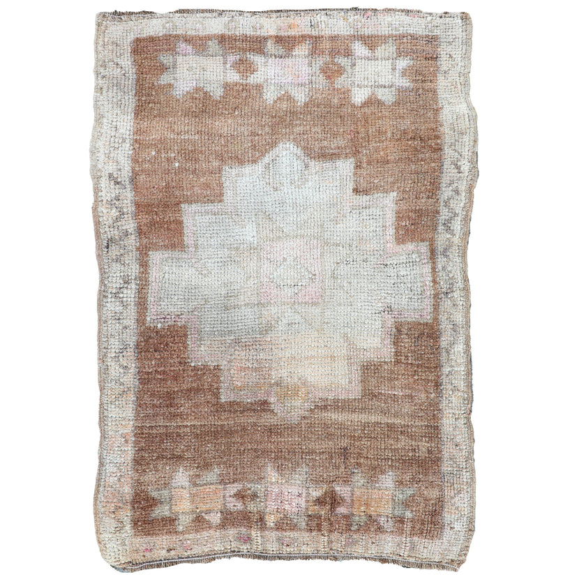 ON HOLD ZM188 Handwoven Vintage Rug 1’11x2’10