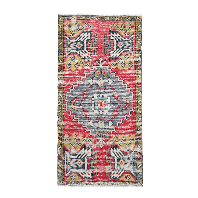 ZM203 Handwoven Vintage Rug 1’8x3'4