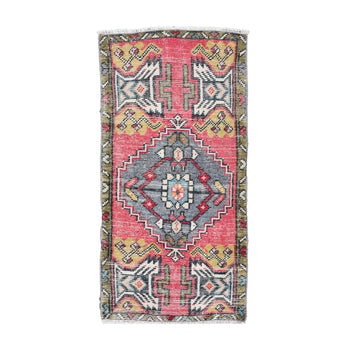 ZM206 Handwoven Vintage Rug 1’8x3'4