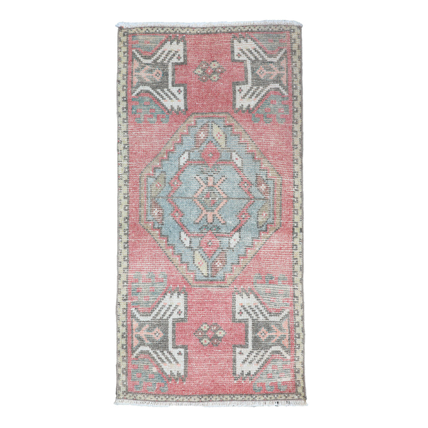 ZM210 Handwoven Vintage Rug 1’6x3