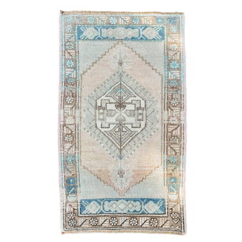 MB213 Handwoven Vintage Rug 1'10x3’3