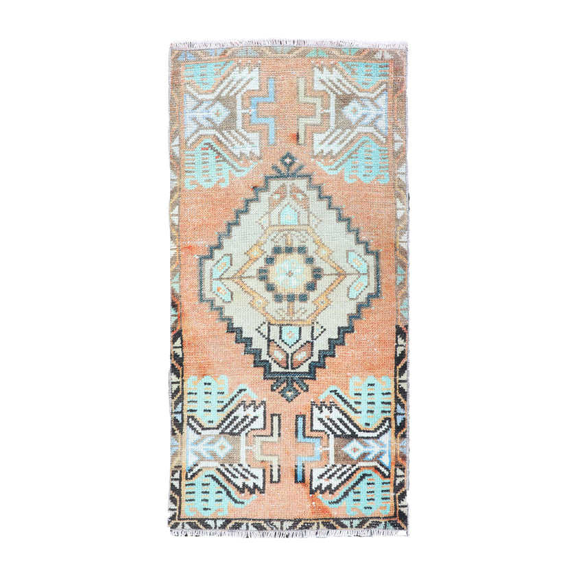 ZM221 Handwoven Vintage Rug 1’7x3'5