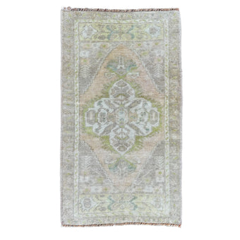 MB222 Handwoven Vintage Rug 1'10x3'3