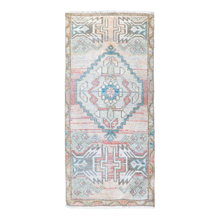 ZM222 Handwoven Vintage Rug 1’7x3'5