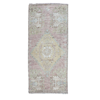 ZM231 Handwoven Vintage Rug 1’4x2'11