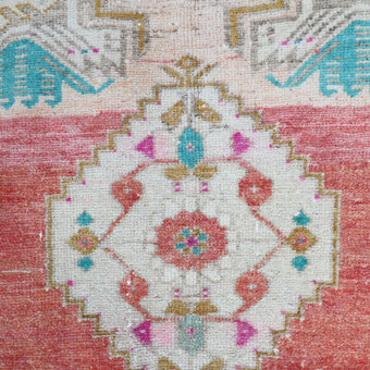 ZM232 Handwoven Vintage Rug 1’9x2’10