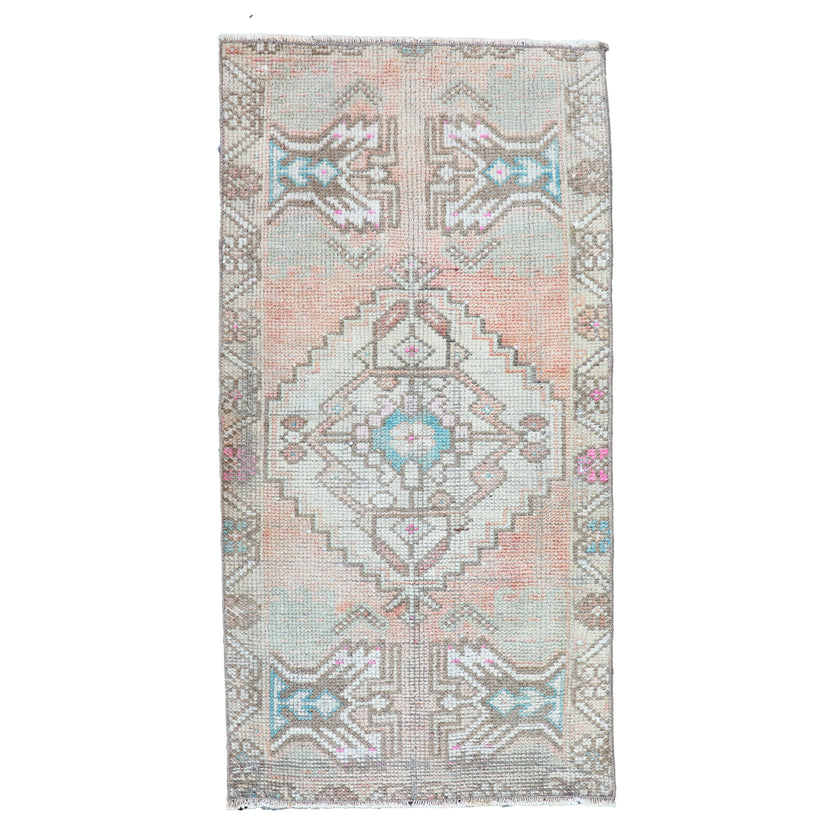 ZM244 Handwoven Vintage Rug 1’6x2'10