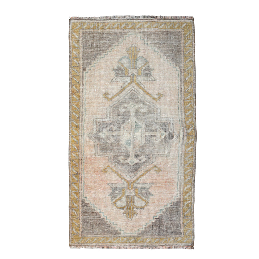 ZM288 Handwoven Vintage Rug 1’7 x 2'11