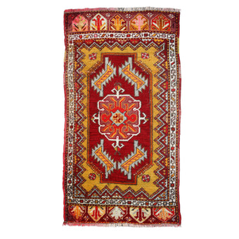 ZM289 Handwoven Vintage Rug 1’7 x 2'11