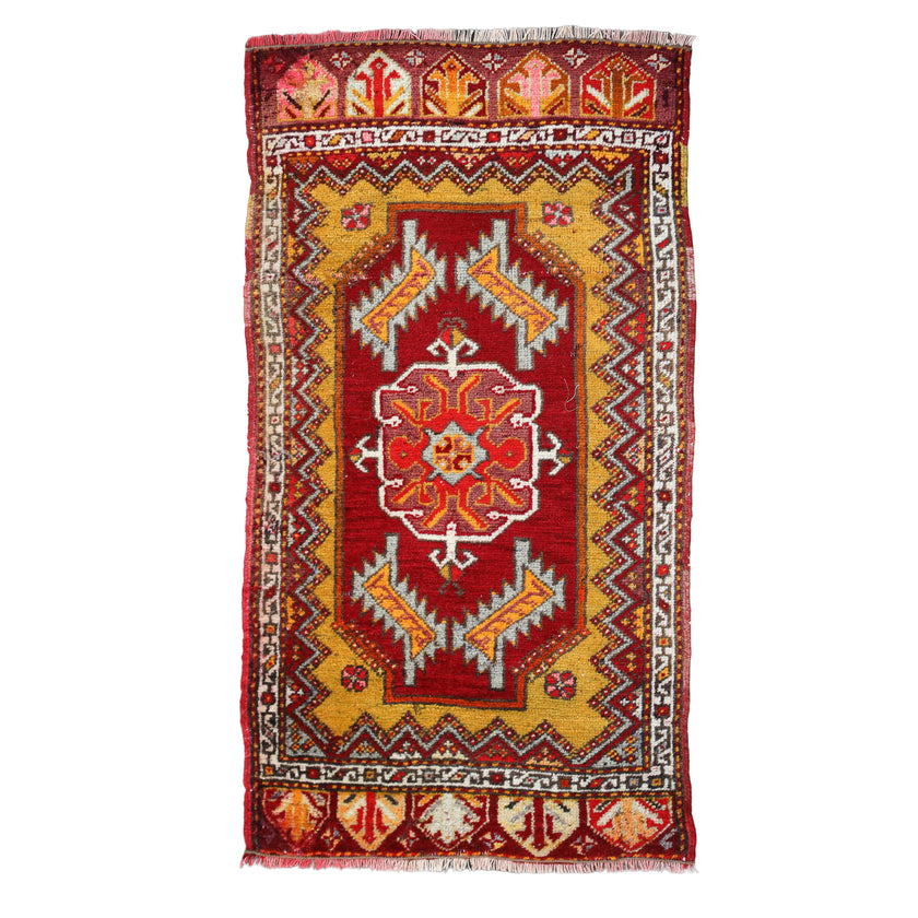 ZM289 Handwoven Vintage Rug 1’7 x 2'11