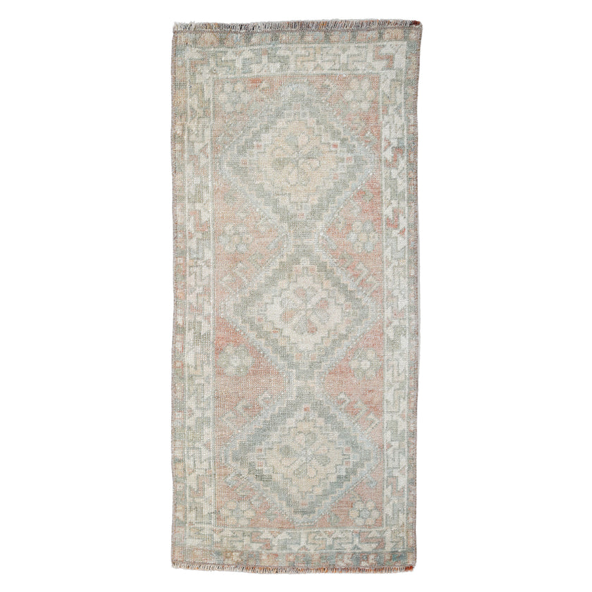 ZM291 Handwoven Vintage Rug 1’3 x 3’1