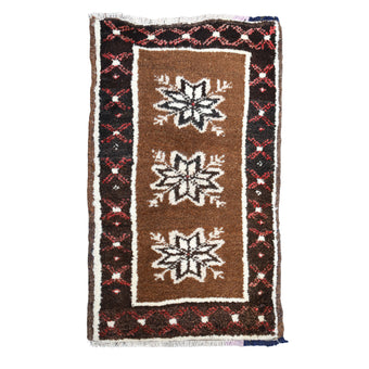 ZM293 Handwoven Vintage Rug 1’9 x 3