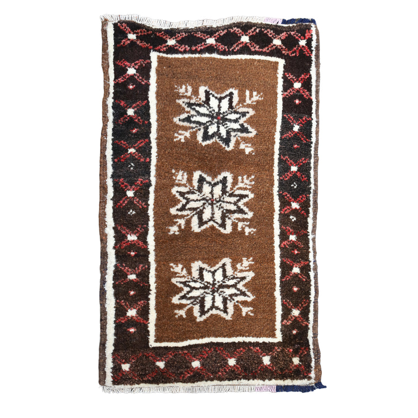 ZM293 Handwoven Vintage Rug 1’9 x 3