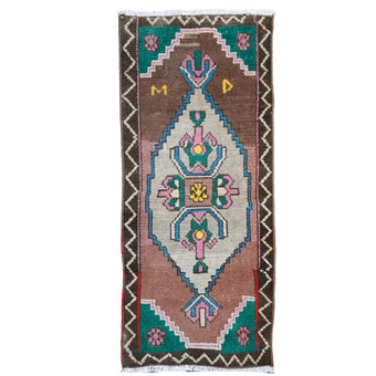 ZM299 Handwoven Vintage Rug 1’5 x 3’2
