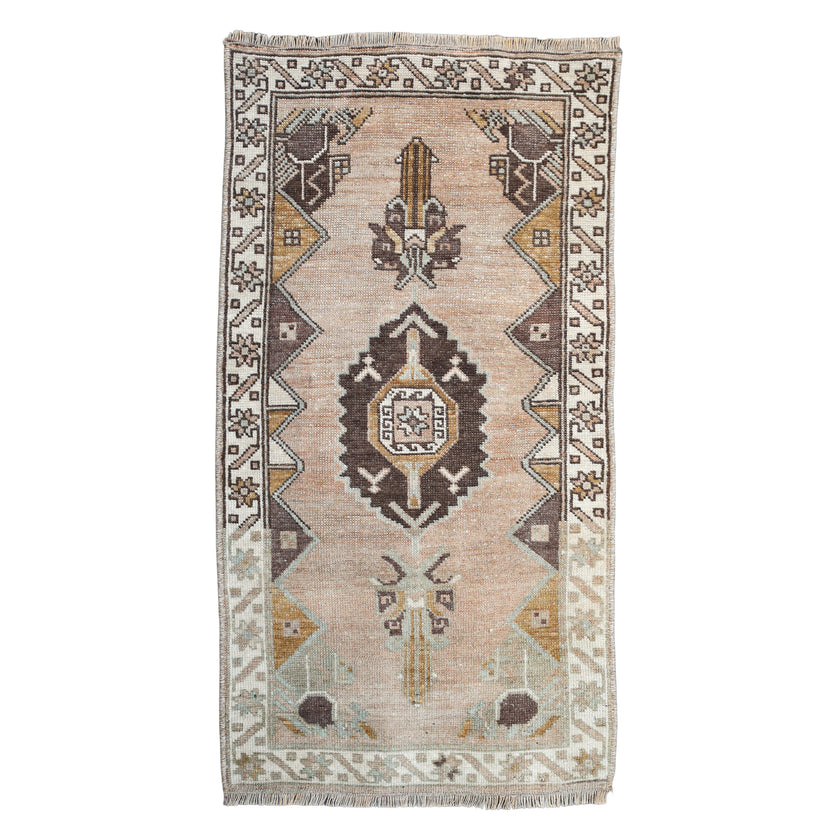 ZM312 Handwoven Vintage Rug 1’7 x 3'1