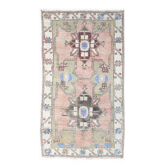 ZM326 Handwoven Vintage Rug 1’8 x 3'1