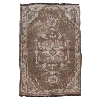 ZM341 Handwoven Vintage Rug 1’10 x 2'10