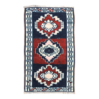ZM354 Handwoven Vintage Rug 1’8 x 2'10