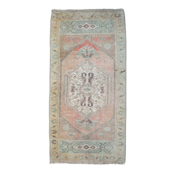 ZM368 Handwoven Vintage Rug 1’9 x 3'5