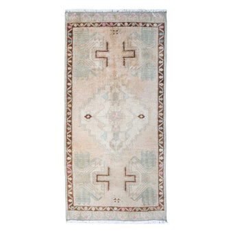 ZM378 Handwoven Vintage Rug 1’8 x 3’4