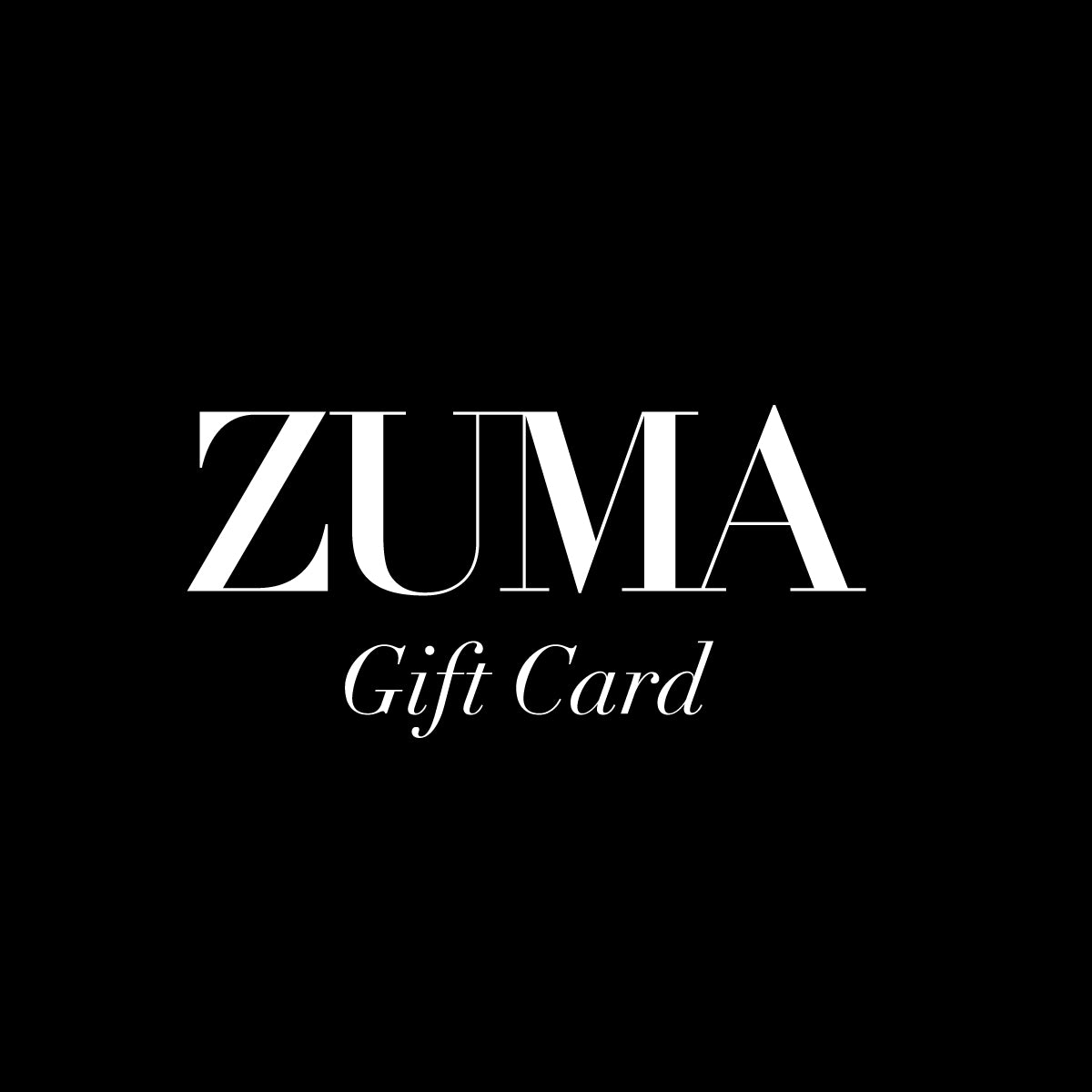 Zuma Card ZUMA gift card – Zuma Imports