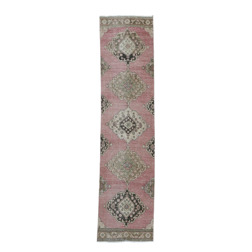 15313 Handwoven Vintage Rug 2’8x12'4