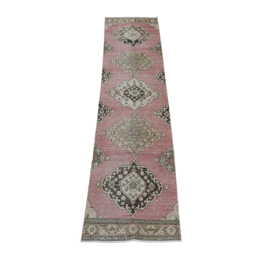15313 Handwoven Vintage Rug 2’8x12'4