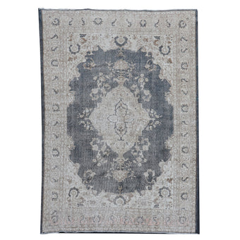 15394 Handwoven Vintage Rug 7'4x10'7