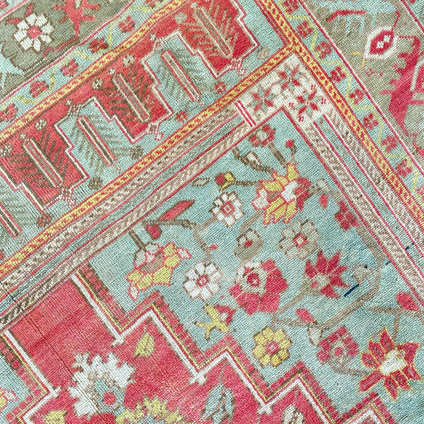 2607 Handwoven Vintage Rug 6’4x12