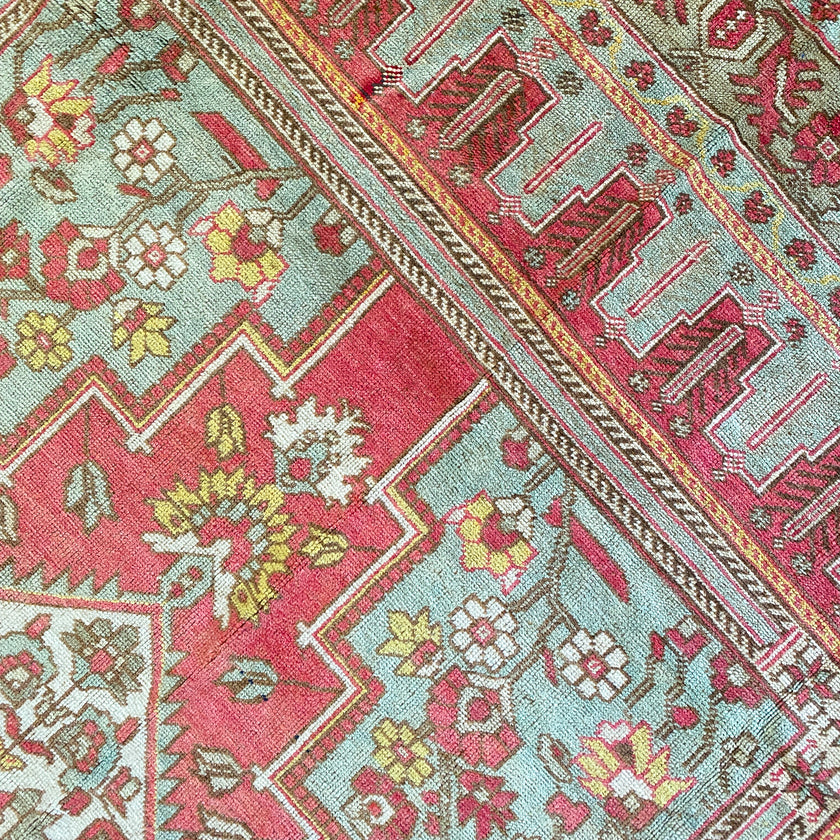 2607 Handwoven Vintage Rug 6’4x12