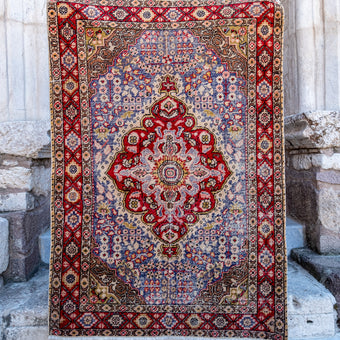 2912 Handwoven Vintage Rug 4’3x6