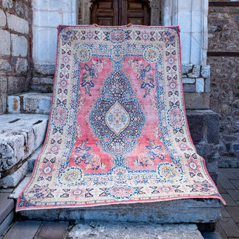 3226 Handwoven Vintage Rug 7'11x11'8